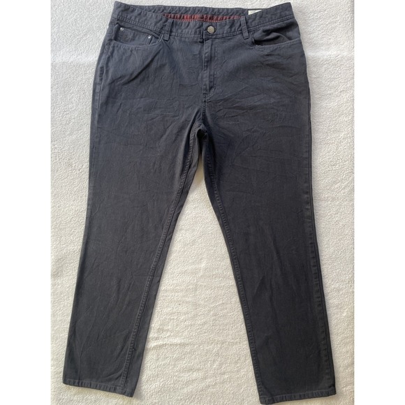 English Laundry Other - English‎ Laundry Mens 38x32 Pants Charcoal Grey Straight Leg Stretch Cotton Prep